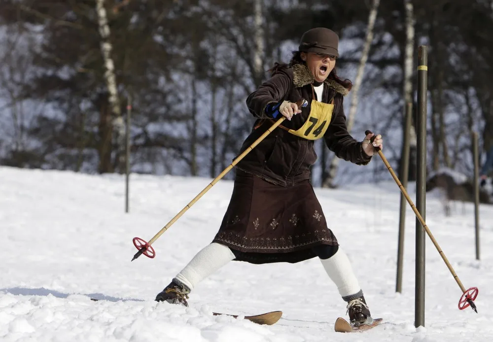 Traditional Historical Ski Race in Czech Republic