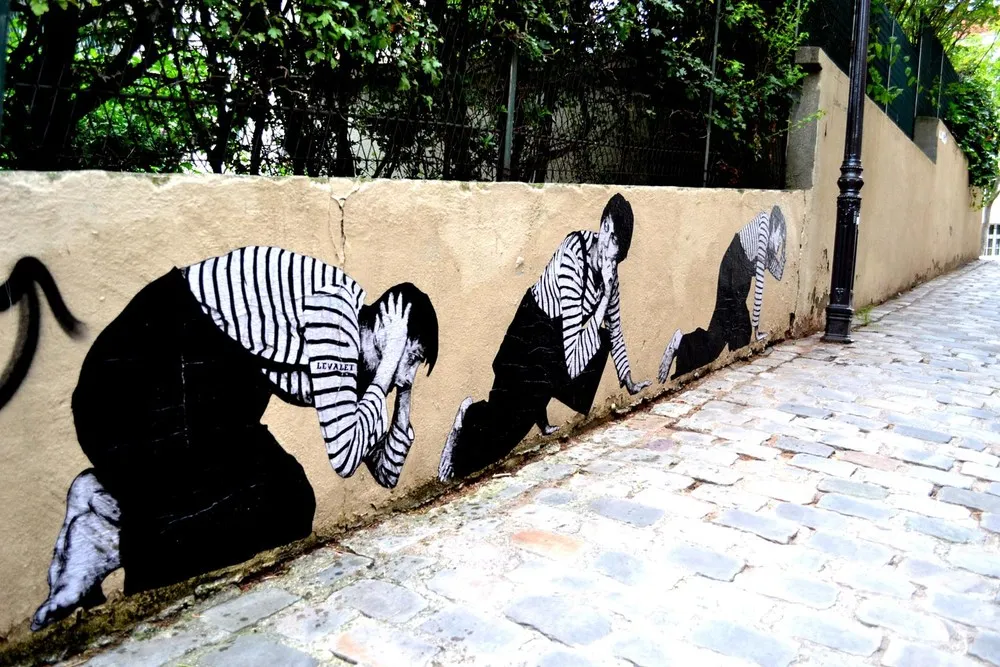 Street Art by Parisian Artist Levalet