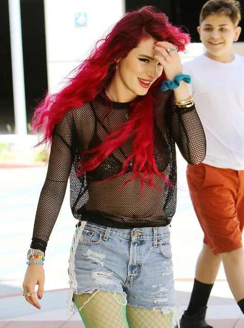Bella Thorne out and about, Los Angeles, USA on June 14, 2017. (Photo by Broadimage/Rex Features/Shutterstock)