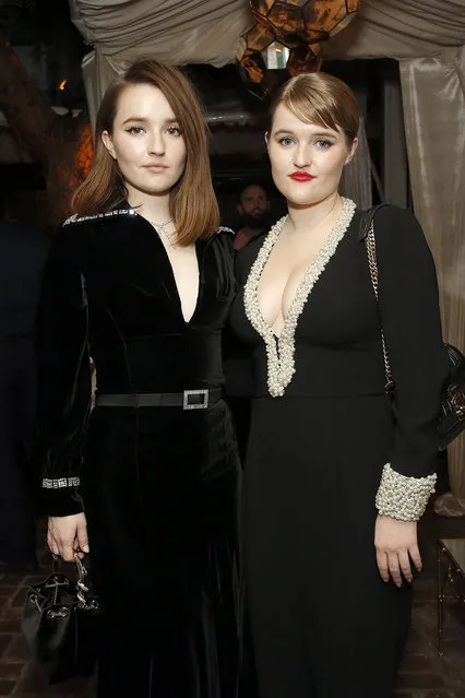 Kaitlyn Dever and guest attend the 2020 Netflix Oscar After Party at San Vicente Bugalows on February 09, 2020 in West Hollywood, California. (Photo by Rachel Murray/Getty Images)