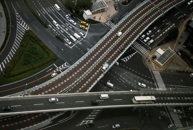 A junction of the roads is seen in Tokyo, Japan July 19, 2016. (Photo by Toru Hanai/Reuters)