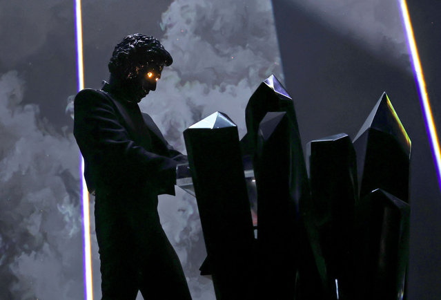 French DJ and songwriter Gesaffelstein performs at the Outdoor Theatre during the 2024 Coachella Valley Music and Arts Festival at Empire Polo Club on April 13, 2024 in Indio, California. (Photo by Amy Sussman/Getty Images for Coachella)