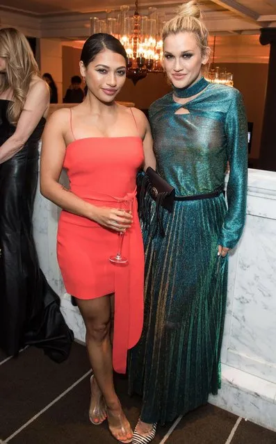 (L-R) Vanessa White and Ashley Roberts attend the inaugural International Fashion Show at Rosewood Hotel on May 25, 2018 in London, England. (Photo by Jeff Spicer/Getty Images for Becky Lockett)
