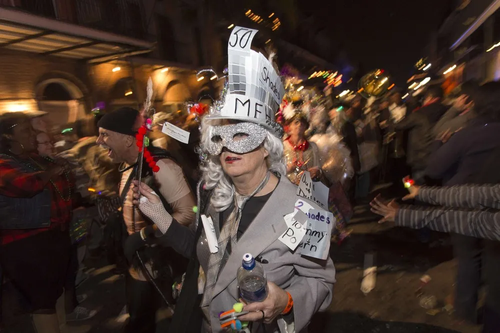 The Krewe du Vieux 2015 Parade March in New Orleans