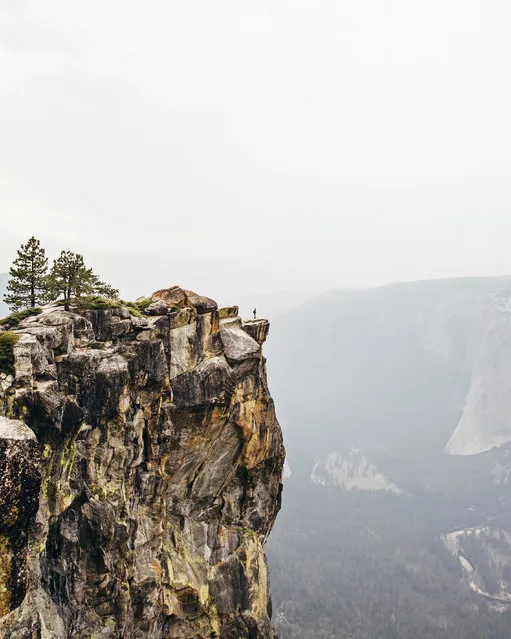 Taft Point, Yosemite National Park, California, June, 2015. (Photo by Andrew Ling/Caters News)