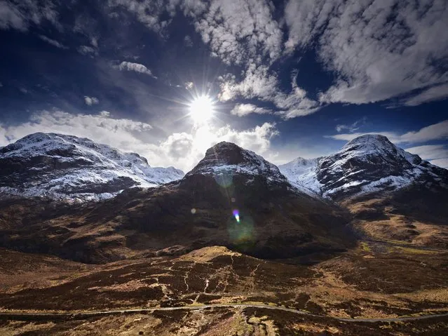 A view of the Three Sisters in Glen Coe on March 24, 2014 in Glen Coe, Scotland. A referendum on whether Scotland should be an independent country will take place on September 18, 2014. (Photo by Jeff J. Mitchell/Getty Images)