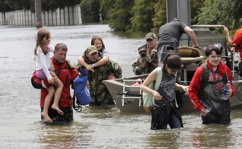 Hurricane Harvey slams Texas