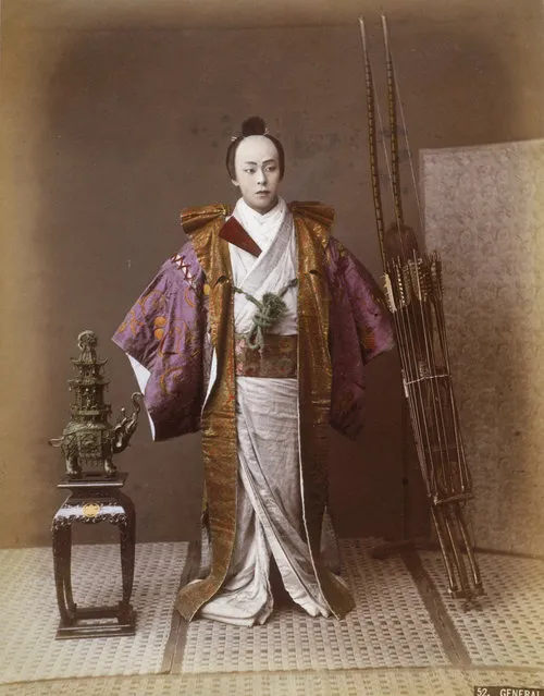 A Japanese general, circa 1865. (Photo by Hulton Archive)