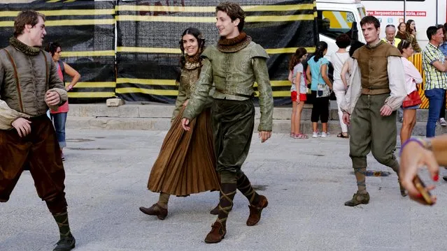 Extras take part in the filming for Season 6 of the HBO TV series “Game of Thrones” northeast of Spain, Girona, September. 3, 2014. Home Box Office Inc. is filming part of the sixth season of the American fantasy TV series in Girona. (Photo by Gustau Nacarino/Reuters)