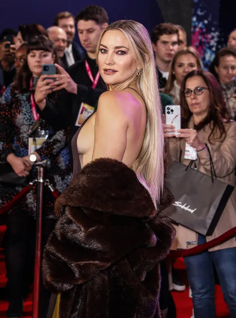 American actress Kate Hudson attends the “Glass Onion: A Knives Out Mystery” European Premiere Closing Night Gala during the 66th BFI London Film Festival at The Royal Festival Hall on October 16, 2022 in London, England. (Photo by Brett D. Cove/Splash News and Pictures)