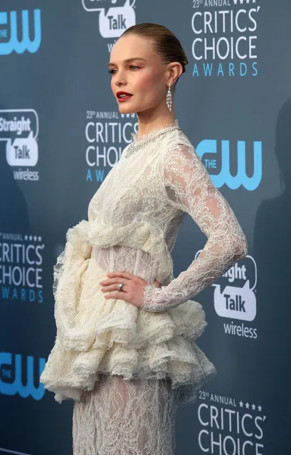 Kate Bosworth attends the 23rd Annual Critics' Choice Awards at Barker Hangar on January 11, 2018 in Santa Monica, California. (Photo by Monica Almeida/Reuters)