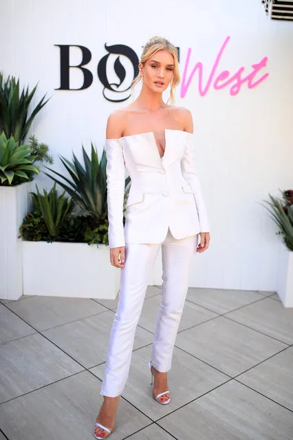 Rosie Huntington-Whiteley attends the BoF West Summit at Westfield Century City on June 18, 2018 in Century City, California. (Photo by Christopher Polk/Getty Images for The Business of Fashion)