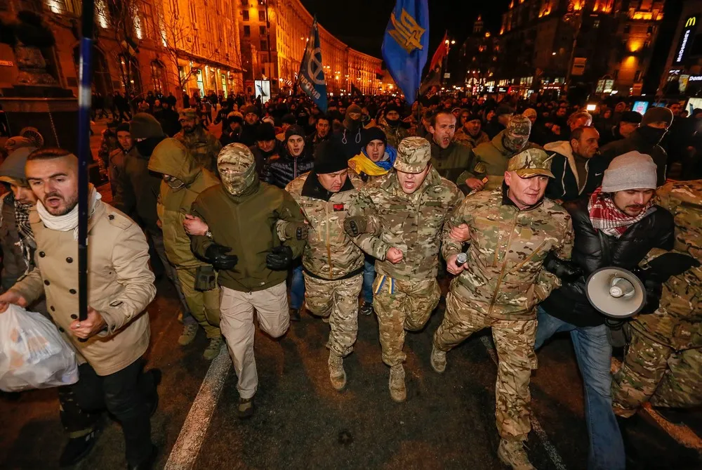 Anti-Russian Protests in Kiev