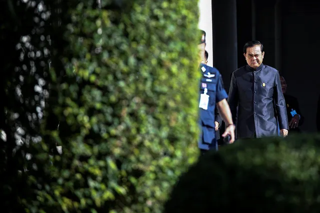 Thailand's Prime Minister Prayuth Chan-ocha arrives at a weekly cabinet meeting at Government House in Bangkok, Thailand, November 29, 2016. (Photo by Athit Perawongmetha/Reuters)