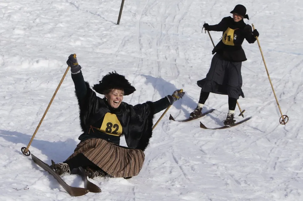 Traditional Historical Ski Race in Czech Republic
