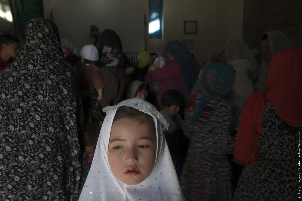 Afghan Women Attend Friday Prayers In Kabul