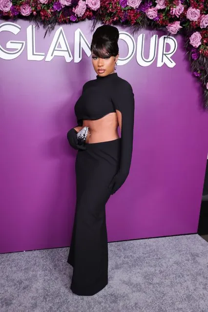 American rapper Megan Thee Stallion attends the 2021 Glamour Women of the Year Awards at the Rainbow Room at Rockefeller Center on November 08, 2021 in New York City. (Photo by Theo Wargo/Getty Images)