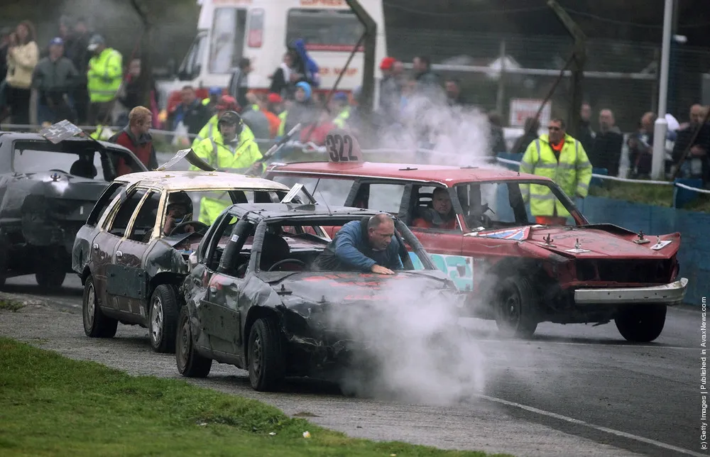 Banger Racers Gather For The Last Meet Of The Season