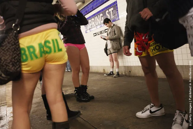 Annual 'No Pants' Subway Ride Takes Place On NYC's Subways