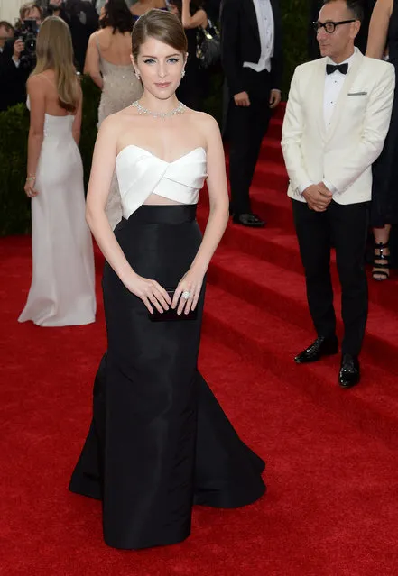 Anna Kendrick attends the “Charles James: Beyond Fashion” Costume Institute Gala at the Metropolitan Museum of Art on May 5, 2014 in New York City. (Photo by Jamie McCarthy/FilmMagic)