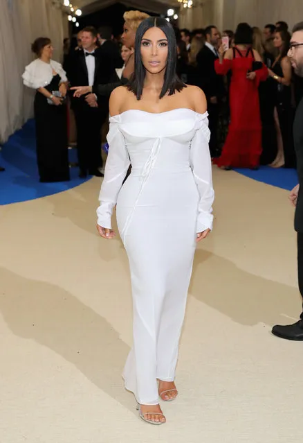 Kim Kardashian West attends the “Rei Kawakubo/Comme des Garcons: Art Of The In-Between” Costume Institute Gala at Metropolitan Museum of Art on May 1, 2017 in New York City. (Photo by Neilson Barnard/Getty Images)