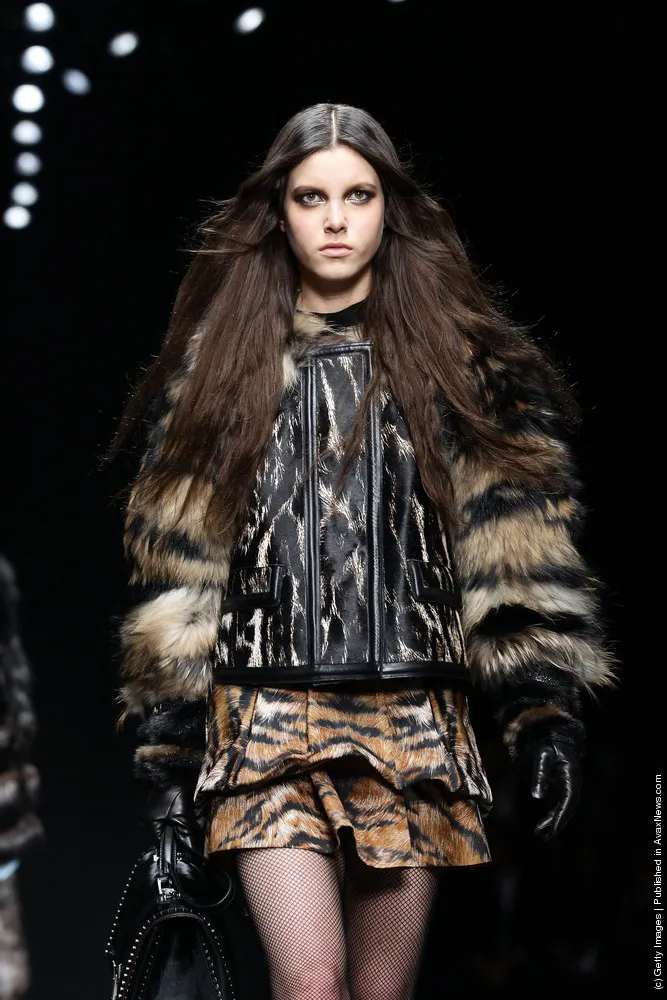 Roberto Cavalli: Front Row and Runway – Milan Fashion Week Womenswear Autumn/Winter 2012/2013