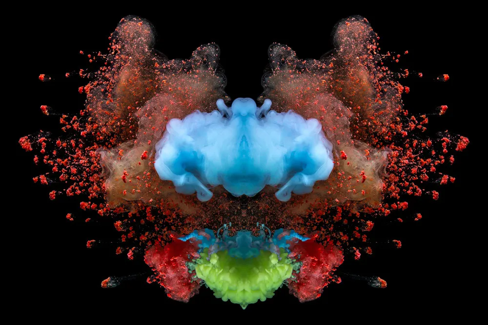 Explosive Works of Art with Ink