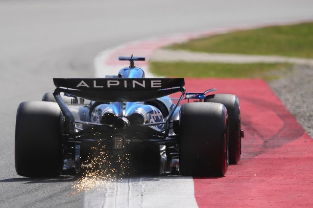 Alpine driver Pierre Gasly of France in action during the third practice session for the Formula One Grand Prix of Spain at the Barcelona-Catalunya Circuit, in Montmelo, Barcelona, Spain, 31 May 2025. (Photo by Siu Wu/EPA/EFE)
