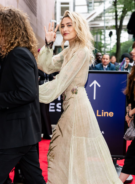 American model Paris Jackson is seen arriving to the “One Spoon of Chocolate” premiere during the 2025 Tribeca Festival at BMCC Tribeca on June 08, 2025 in New York City. (Photo by Gilbert Carrasquillo/GC Images)