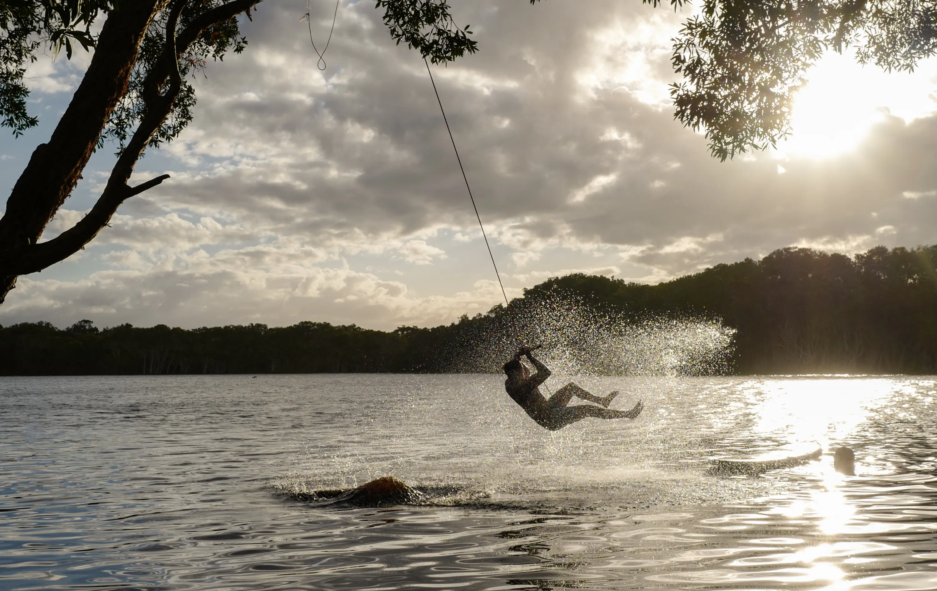 Into the lake