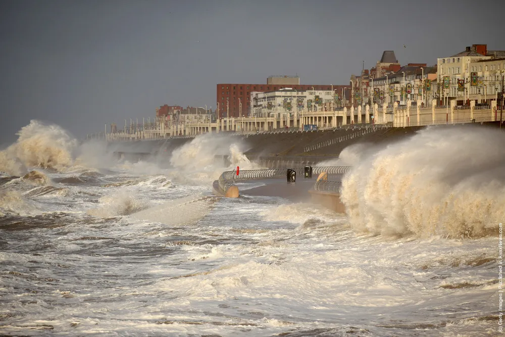 North West Of England Battered By High Winds