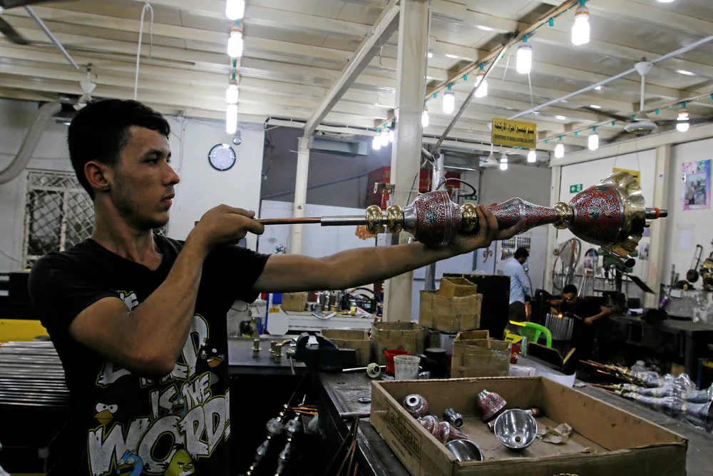 Hookah Factory in Baghdad