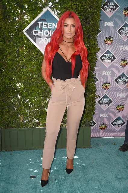 Natalie Eva Marie attends the Teen Choice Awards 2016 at The Forum on July 31, 2016 in Inglewood, California. (Photo by Frazer Harrison/Getty Images)