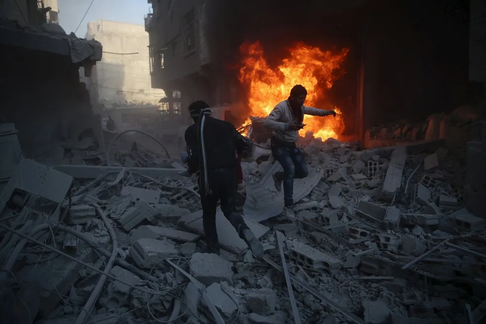 Aftermath of Shelling in Damascus