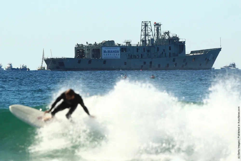 HMAS Adelaide Sunk Off Central Coast