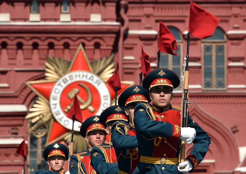 Dress Rehearsal of Parade in Moscow