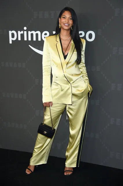 Chanel Iman attends Savage X Fenty Show Presented By Amazon Prime Video – Arrivals at Barclays Center on September 10, 2019 in Brooklyn, New York. (Photo by Dimitrios Kambouris/Getty Images for Savage X Fenty Show Presented by Amazon Prime Video)