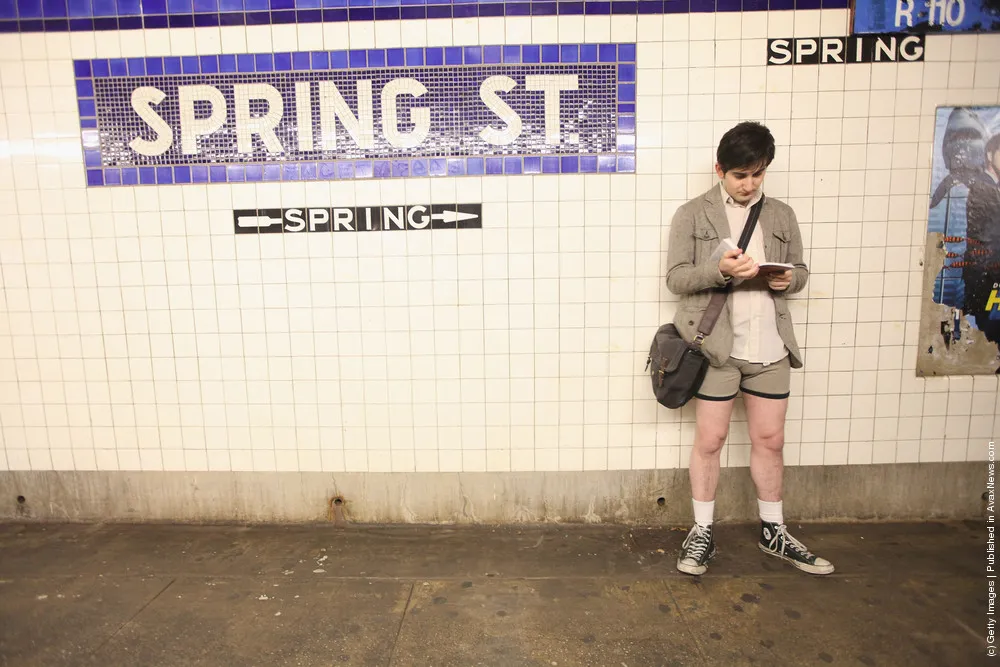 Annual “No Pants” Subway Ride Takes Place On NYC's Subways