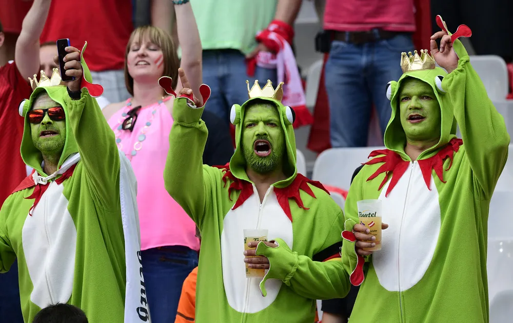 Soccer Fans at Euro Cup and Copa America