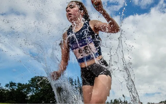 St. Senans' Aoife Allen competing in the Women's 3000m Steeplechase at Morton Stadium in Santry, Co. Dublin ob August 30, 2020 during the 2020 National Track & Field Championships. (Photo by Morgan Treacy/INPHO/Rex Features/Shutterstock)