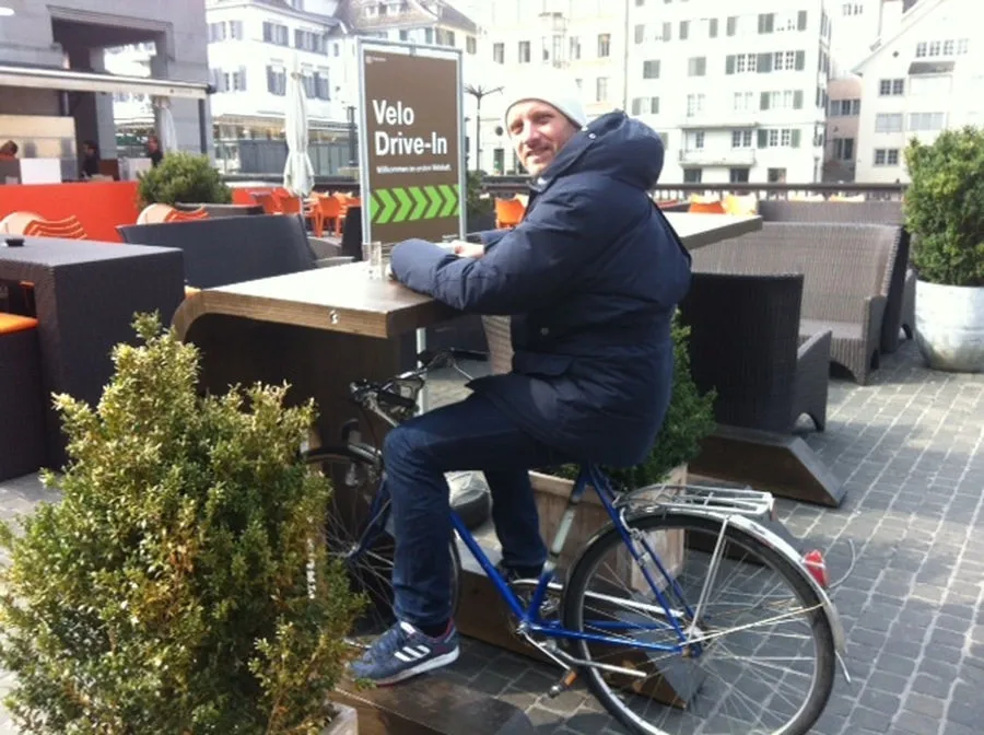 Bicycle Cafe in Zurich, Switzerland