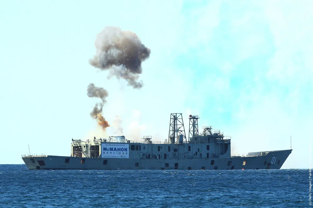HMAS Adelaide Sunk Off Central Coast