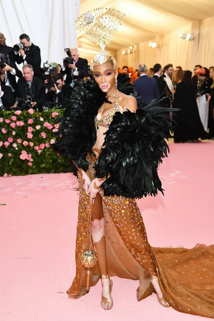 Winnie Harlow attends The 2019 Met Gala Celebrating Camp: Notes on Fashion at Metropolitan Museum of Art on May 06, 2019 in New York City. (Photo by Dimitrios Kambouris/Getty Images for The Met Museum/Vogue)