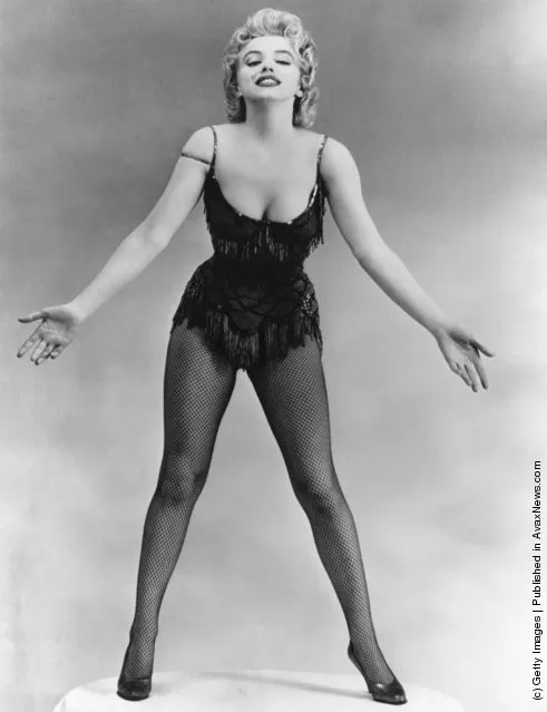 circa 1958:  American film star Marilyn Monroe (Norma Jean Mortenson or Norma Jean Baker, 1926 - 1962)