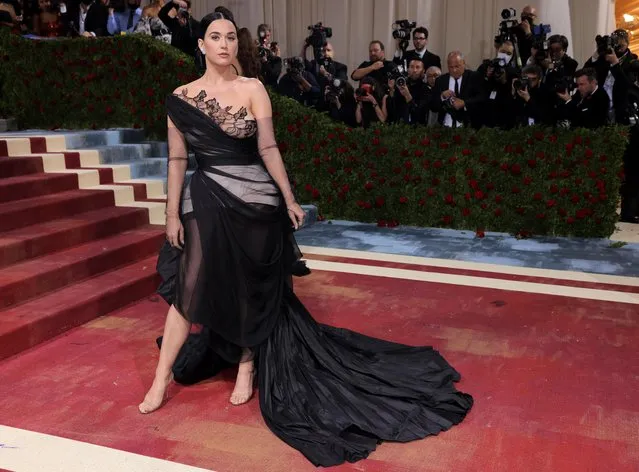 Katy Perry attends The 2022 Met Gala Celebrating “In America: An Anthology of Fashion” at The Metropolitan Museum of Art on May 02, 2022 in New York City. (Photo by Andrew Kelly/Reuters)