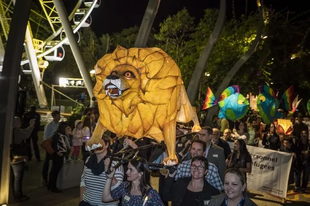 The Luminous Lantern Parade on June 10, 2016 in Brisbane, Australia. (Photo by Glenn Hunt/Getty Images)