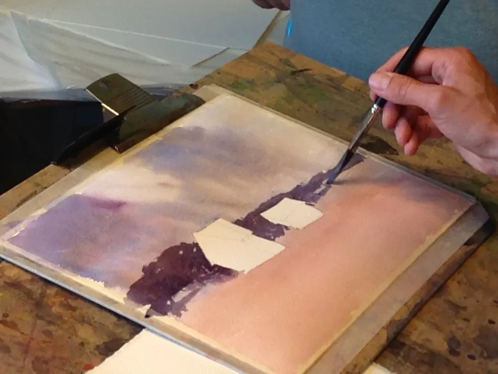 Watercolor Painting by Bjorn Bernstrom