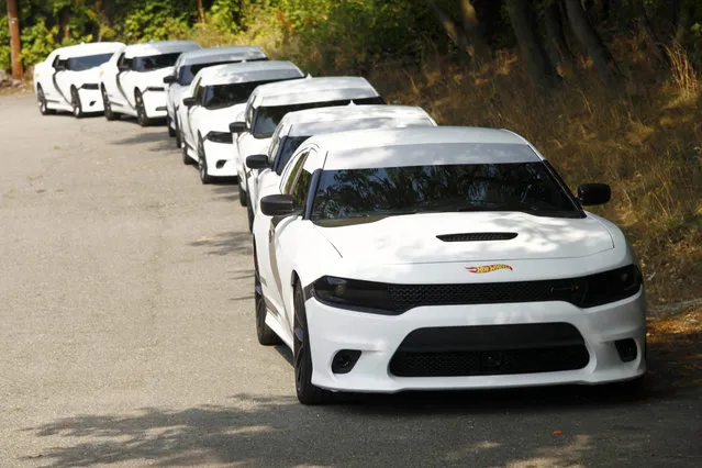 Hot Wheels takes over New York City with a fleet of Star Wars First Order Stormtrooper vehicles to celebrate Force Friday on Thursday, September 3, 2015, in Paterson, N.J. (Photo by Andy Kropa/Invision for Mattel/AP Images)