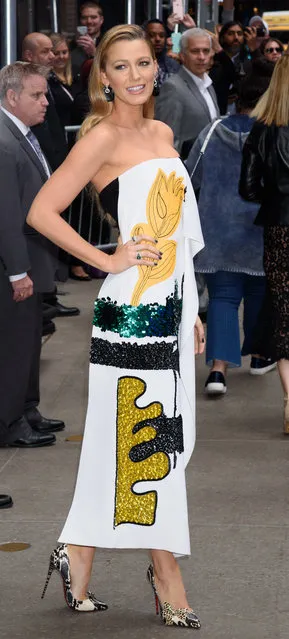 Blake Lively Departs Good Morning America in NYC
ABC Studio, NY on October 16, 2017. (Photo by Janet Mayer/Splash News and Pictures)