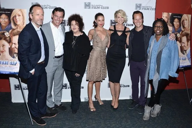 (L-R) John Benjamin Hickey, Paul Wilson, Adriana Trigiani, Ashley Judd, Jenna Elfman, Patrick Wilson and Whoopi Goldberg attend the "Big Stone Gap" New York screening at Sunshine Landmark on September 24, 2015 in New York City. (Photo by Grant Lamos IV/Getty Images)